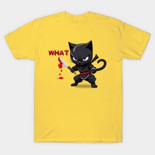 Spooky Lockdown Ninja Cat T-Shirt